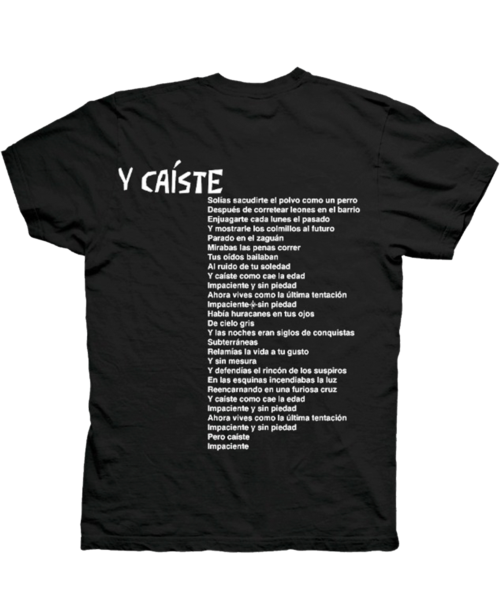 CAIFANES PLAYERA Y CAÍSTE